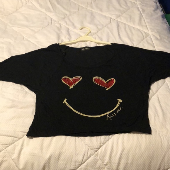 Seductions short black top - Picture 5 of 7